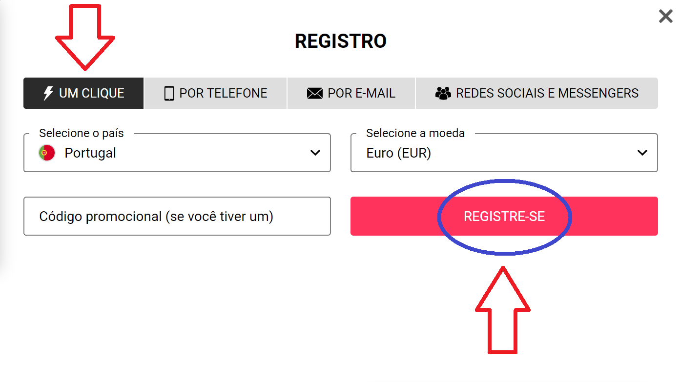 Registar-se numa Casa de Apostas Doublebet